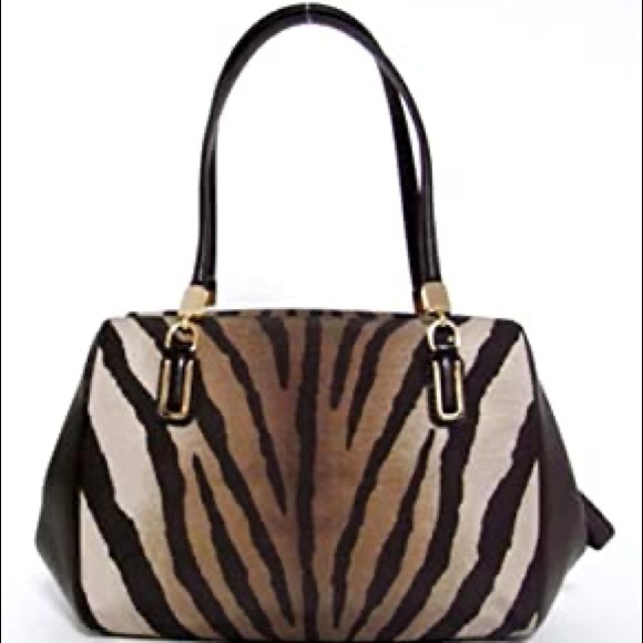 Coach zebra print bag NWT - Picture 2 of 7